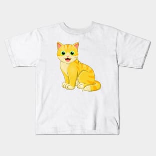 ORANGE CAT Kids T-Shirt